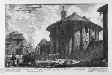 Veduta del Tempio di Cibele